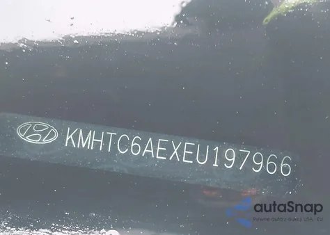 2014 Hyundai Veloster Turbo W/Blue from USA, damaged, VIN KMHTC6AEXEU197966